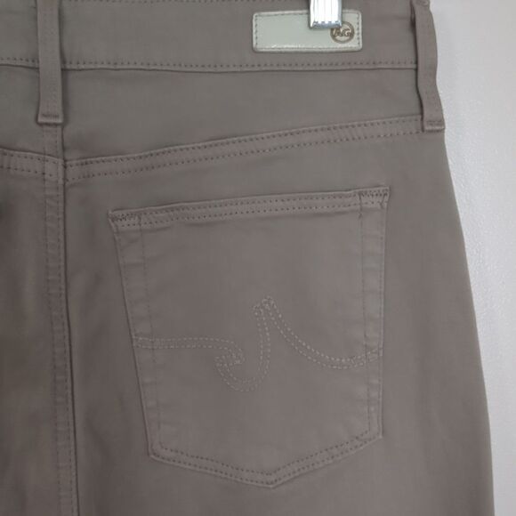AG Farrah High Waist Skinny Ankle Jeans in Soft Sueded Cotton Sateen W28 - Picture 9 of 9